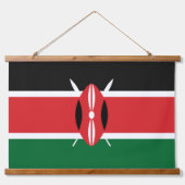 Kenia vlag hangend wandkleed (Voorkant 2)