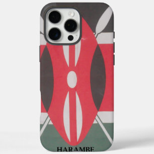 Kenia Vlag Harambe Ontwerp iPhone 16 Pro Max Hoesje