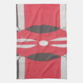 Kenia Vlag Harambe Ontwerp Theedoek (Verticaal)