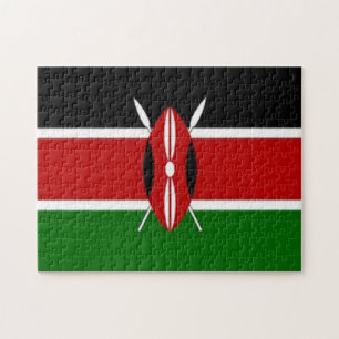 Kenia - vlag - legpuzzel