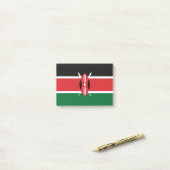 Kenia vlag post-it® notes (Op bureau)