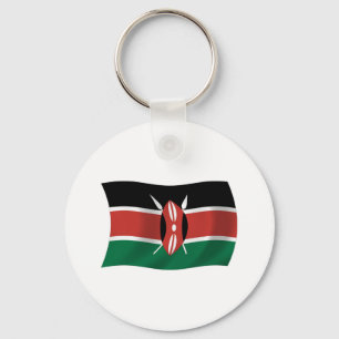Kenia Vlag Sleutelhanger