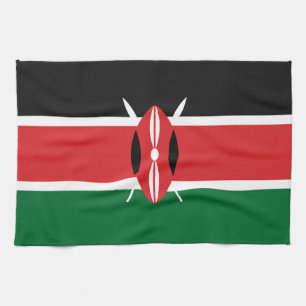 Kenia vlag theedoek