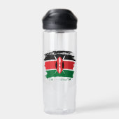 Kenia vlag waterfles (Achterkant)