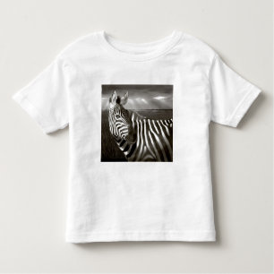 Kenia. Zwart-wit van zebra en glad. Kinder Shirts