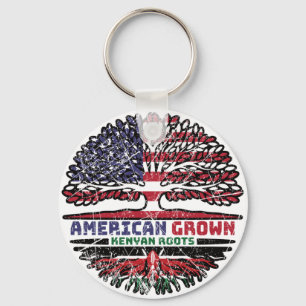 Keniaans Kenya Amerikaans USA Verenigde Staten Boo Sleutelhanger