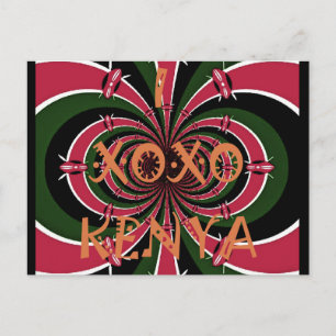 Keniaans reiscadeau – Knuffels & Kusjes Design Briefkaart