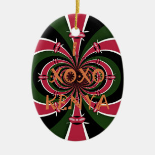 Keniaans reiscadeau – Knuffels & Kusjes Design Keramisch Ornament