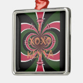 Keniaans reiscadeau – Knuffels & Kusjes Design Metalen Ornament (Links)