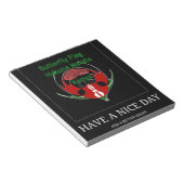 Keniaans schild: vlindervlag. notitieblok (Schuin)