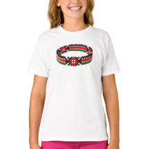 Keniaanse Armband Kids T-Shirt | Afrikaans Kralenw