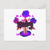 Keniaanse hartkunst: ik hou van Kenia Briefkaart (Voorkant)