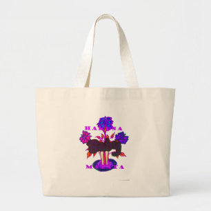 Keniaanse hartkunst: ik hou van Kenia Grote Tote Bag