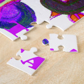 Keniaanse hartkunst: ik hou van Kenia Legpuzzel (Zijkant)