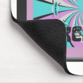 Keniaanse hartkunst: ik hou van Kenia Muismat (Hoek)