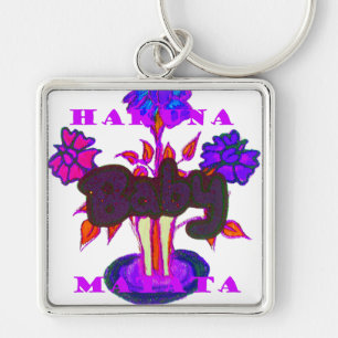 Keniaanse hartkunst: ik hou van Kenia Sleutelhanger