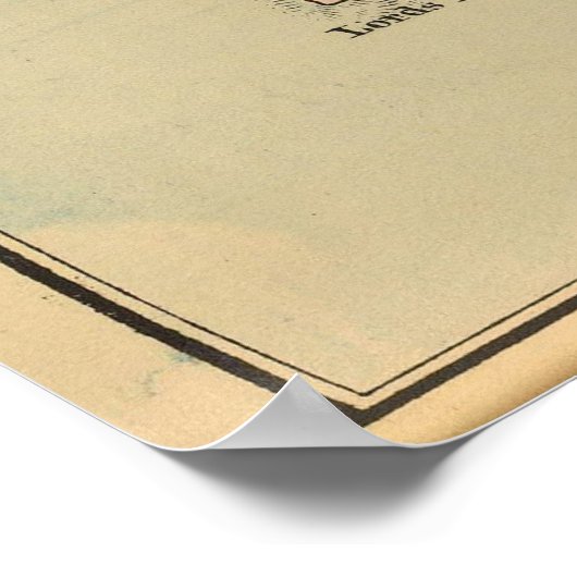 Keniaanse Kernhaven & Kaap Arundel ME Map (1894) Poster (Hoek)