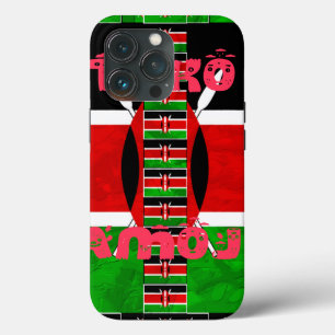 Keniaanse Vlag Eenheid: Tuko Pamoja Design iPhone 13 Pro Hoesje
