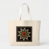 Keniaanse vlag kleuren kunstdruk / grafisch grote tote bag (Voorkant)