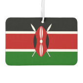 Keniaanse vlag luchtverfrisser (Achterkant)