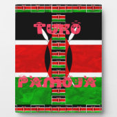 Keniaanse vlag: Tuko Pamoja - Unity Art Design Fotoplaat (Voorkant)