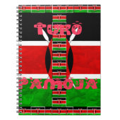 Keniaanse vlag: Tuko Pamoja - Unity Art Design Notitieboek (Voorkant)