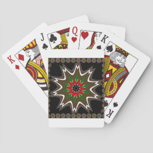 Keniaanse vlagkleuren Kunstprint/ Grafisch ontwerp Pokerkaarten