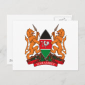 Keniaanse wapenstilstand Briefkaart (Voorkant / Achterkant)