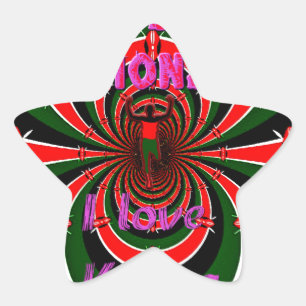 Keniaanse wereldkampioenschappen atletiek: wervele ster sticker