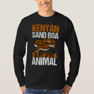 Keniaanse Zandboa Is Mijn Spirituele Dier Slangene T-shirt