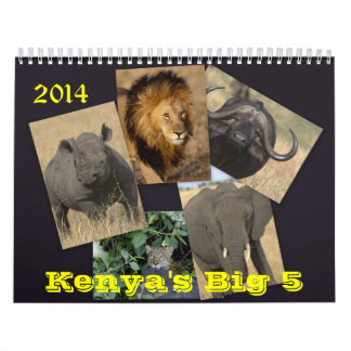 Kenia's Big 5 Kalender