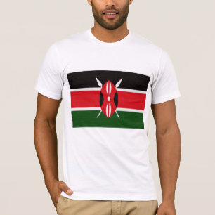 Kenia's vlag t-shirt