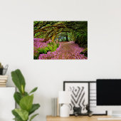 Kenmare Rhododendron Tunnel - De.. - Gepersonalise Poster (Thuiskantoor)