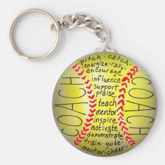 Kenmerken van een coach sleutelhanger (Voorkant)