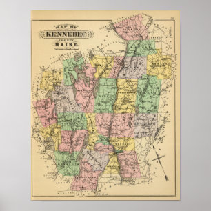 Kennebec Co., Maine Poster