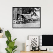 Kennebec Ice Wagon 1899 Poster (Thuiskantoor)