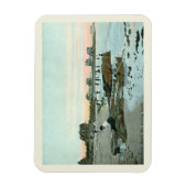 Kennebunk Beach, Maine 1915 Style Magneet (Verticaal)