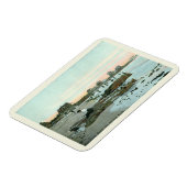 Kennebunk Beach, Maine 1915 Style Magneet (Linkerzijde)
