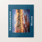 Kennebunk Beach, Maine  Cottages Foto Legpuzzel (Verticaal)