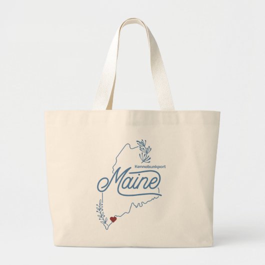 Kennebunkport-Canvas tas (Voorkant)