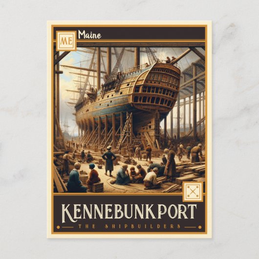 Kennebunkport, Maine |  Briefkaart (Voorkant)