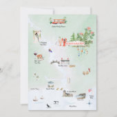 Kennebunkport Maine | Carte Mariage illustrée (Devant)