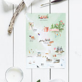 Kennebunkport Maine | Carte Mariage illustrée