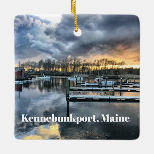 Kennebunkport, Maine River View Ornament (Voorkant)