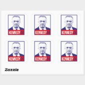 KENNEDY 24 VIERKANTE STICKER (Vel)