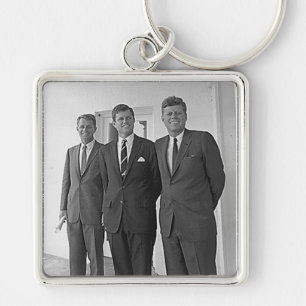 Kennedy Brothers, John, Ted, Robert Sleutelhanger