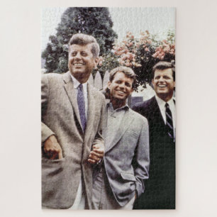 Kennedy Brothers, President John, Robert & Ted Legpuzzel