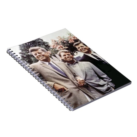 Kennedy Brothers, President John, Robert & Ted Notitieboek (Rechterzijde)