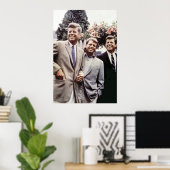 Kennedy Brothers, President John, Robert & Ted Poster (Thuiskantoor)