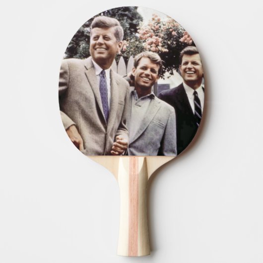 Kennedy Brothers, President John, Robert & Ted Tafeltennisbatje (Voorkant)